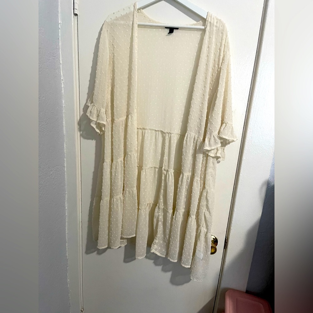 This is a sheer light weight cover up